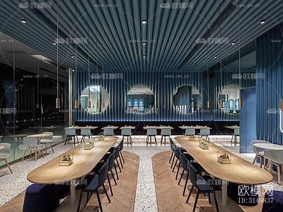 现代咖啡奶茶效果图下载（渲染图5）