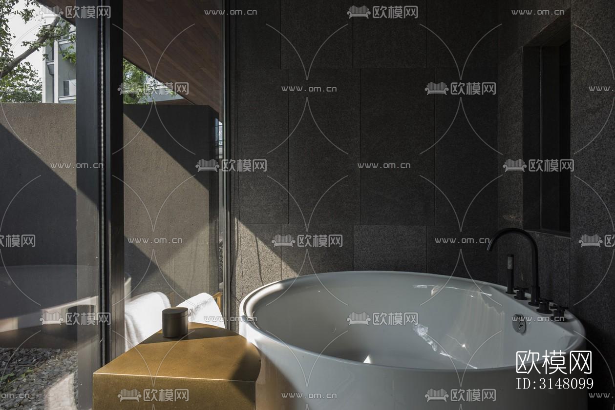 现代酒店民宿效果图下载（渲染图11）