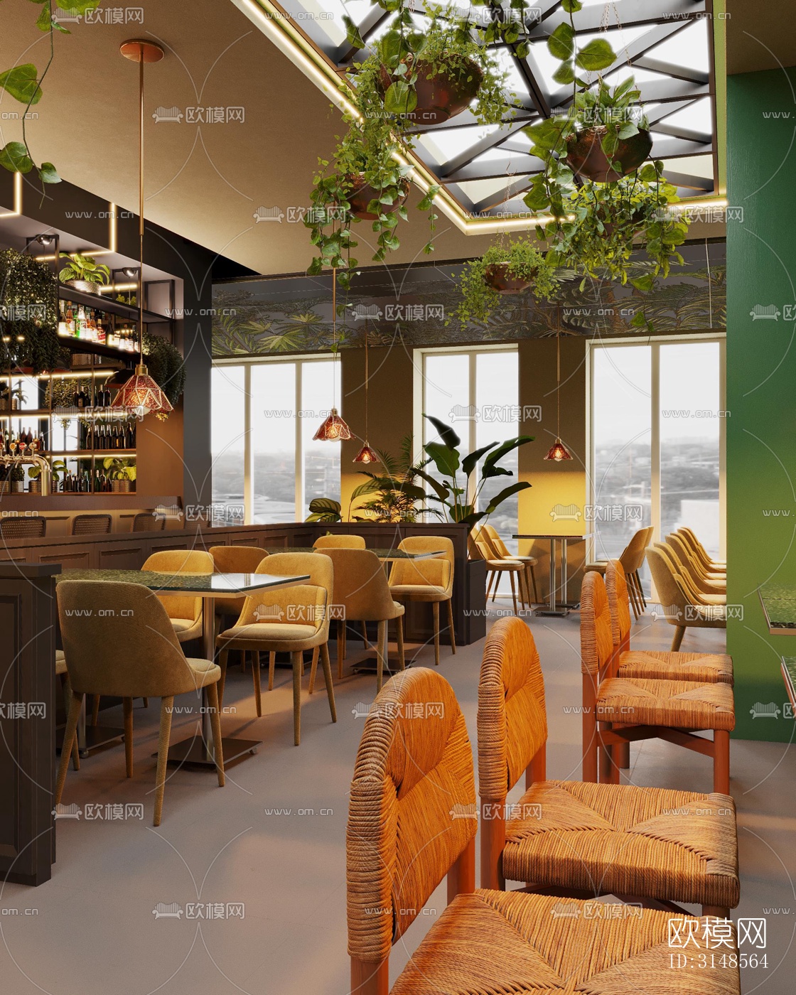 北欧酒吧效果图下载（渲染图9）