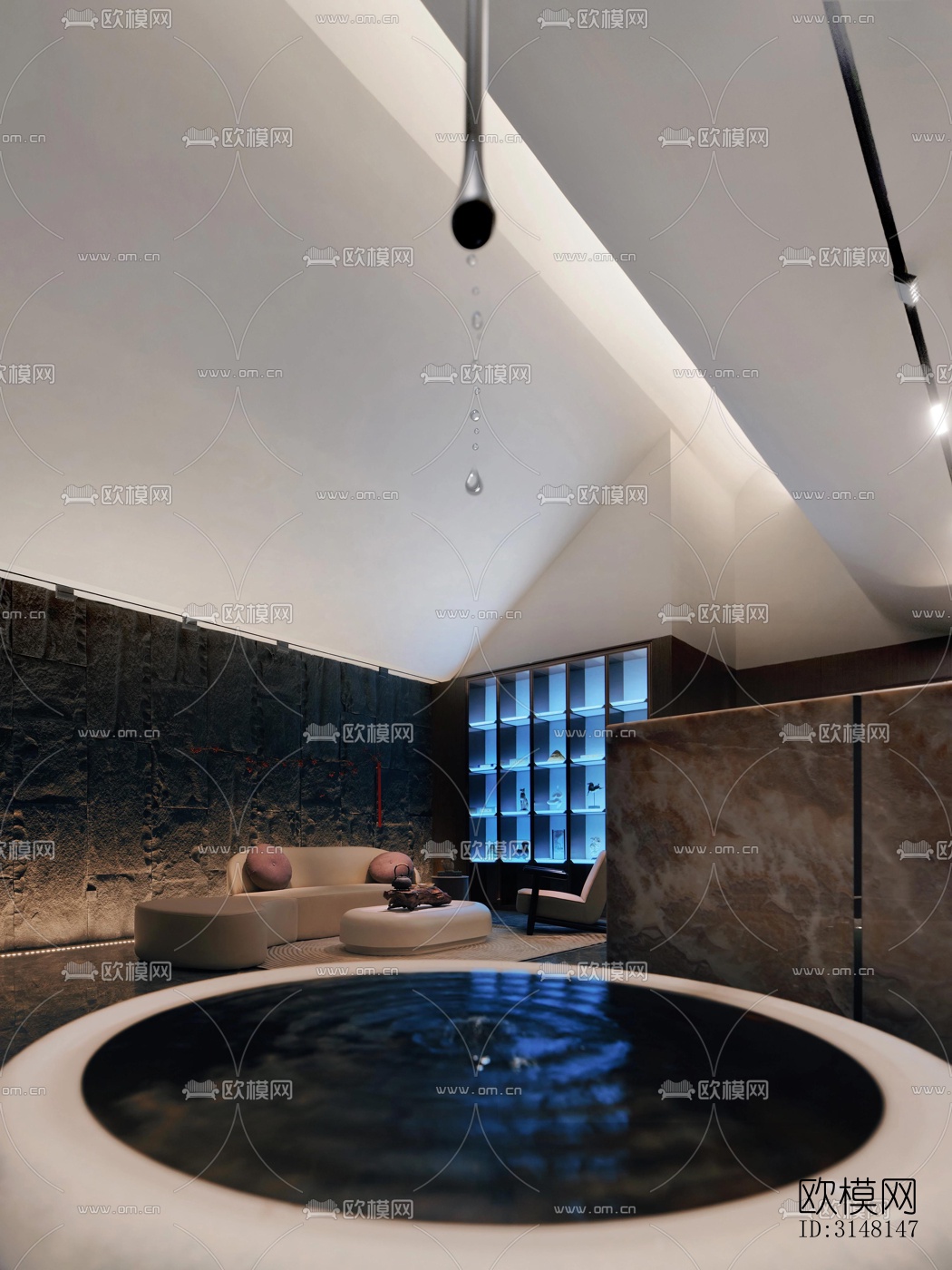 现代酒店民宿效果图下载（渲染图8）