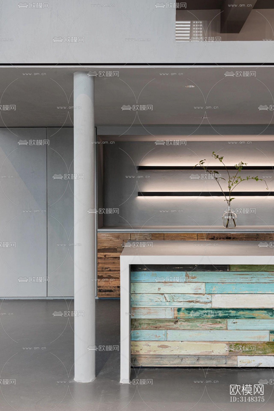 侘寂养生会所效果图下载（渲染图12）