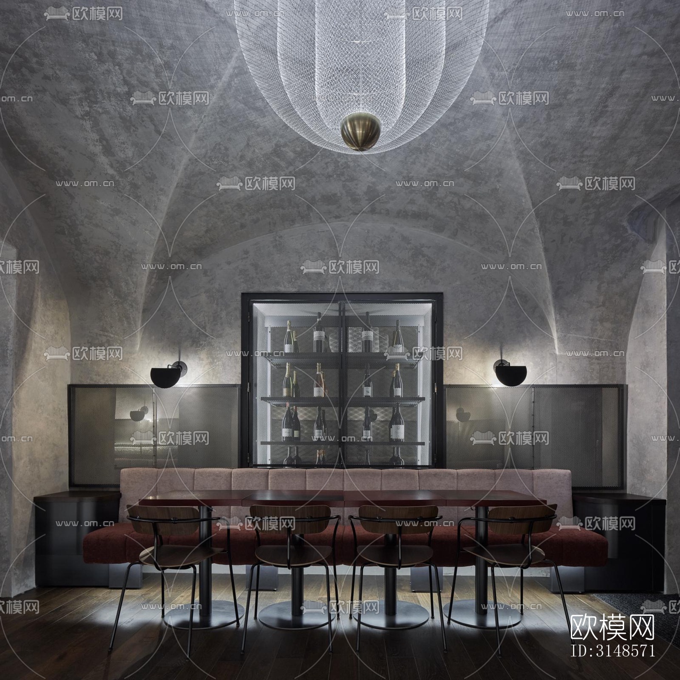 工业风酒吧效果图下载（渲染图7）