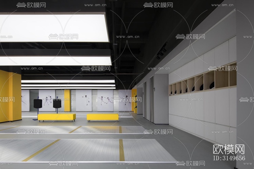 北欧健身房效果图下载(渲染图7)