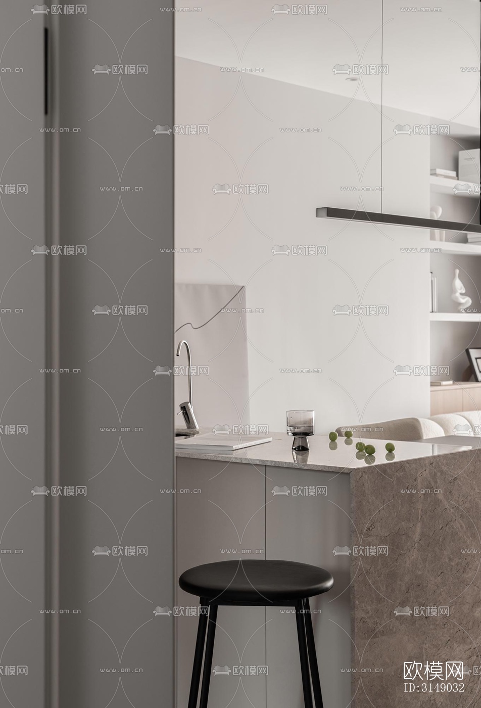 日式平层效果图下载（渲染图13）