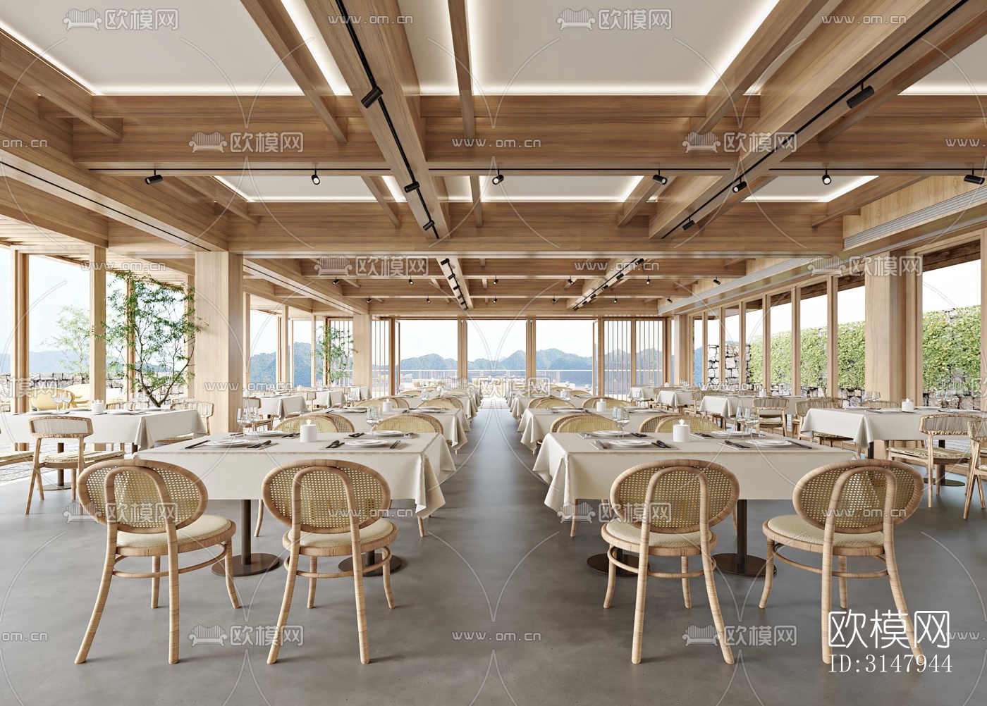 侘寂酒店民宿效果图下载（渲染图8）