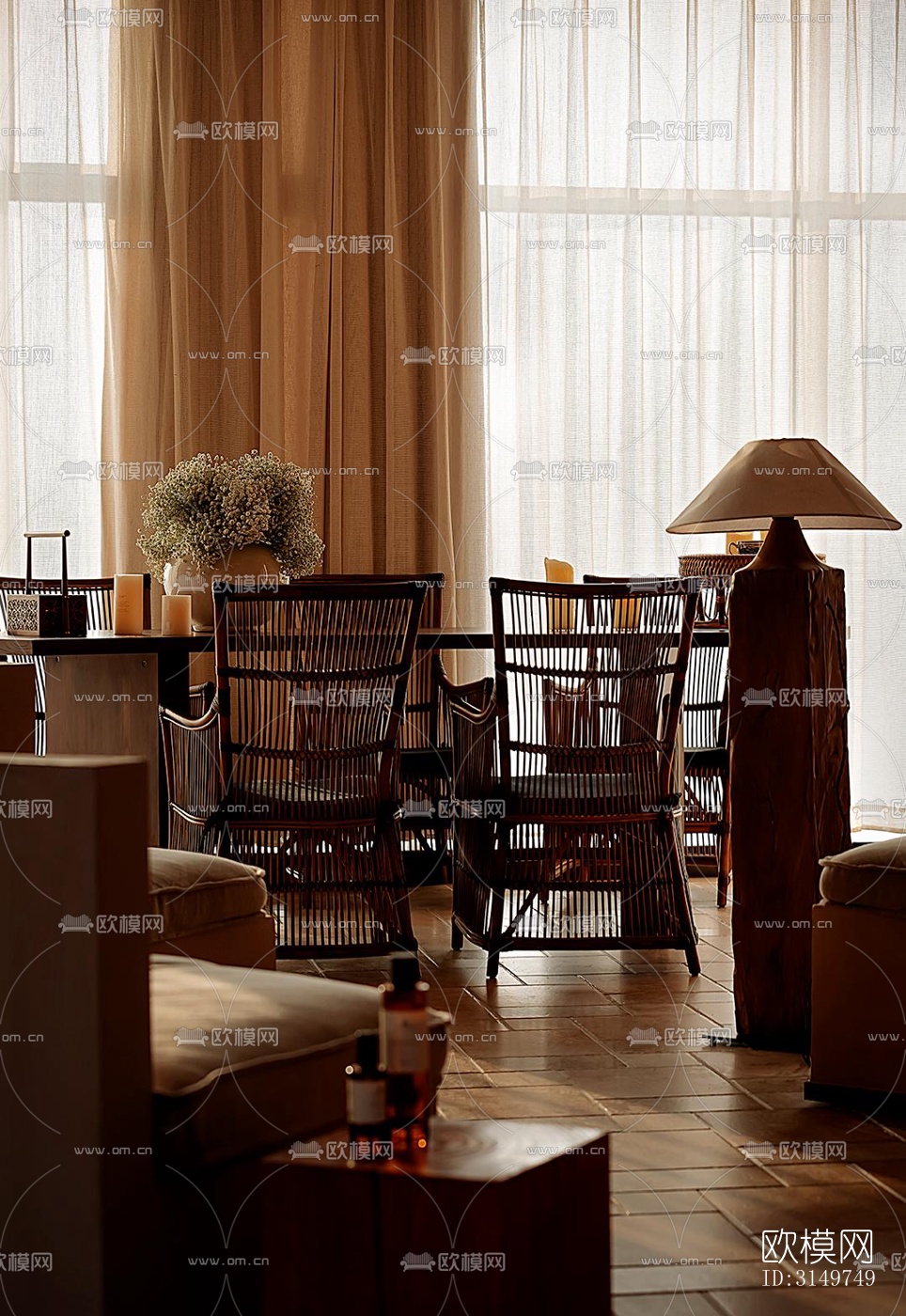 侘寂咖啡奶茶效果图下载（渲染图12）