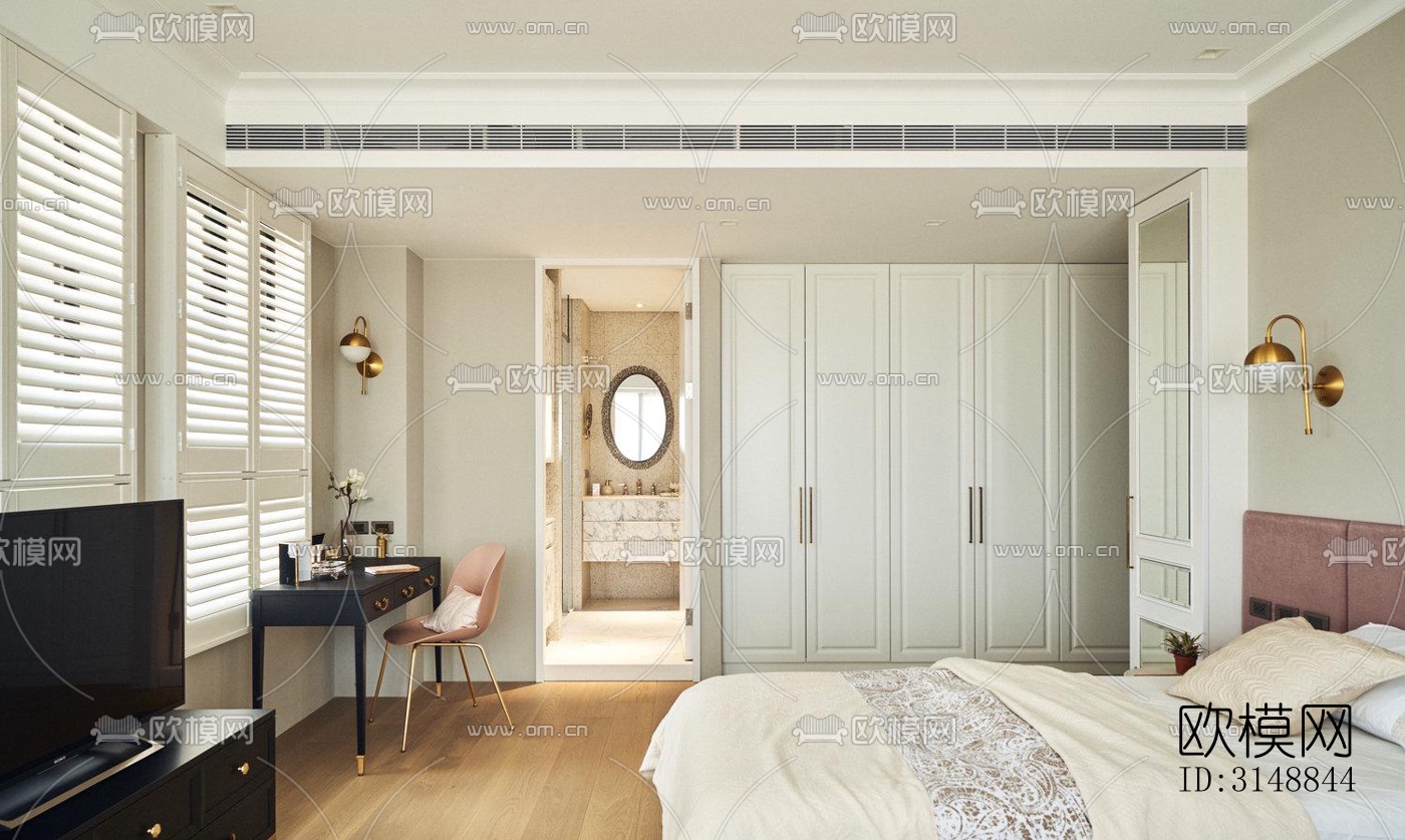 北欧平层效果图下载（渲染图18）