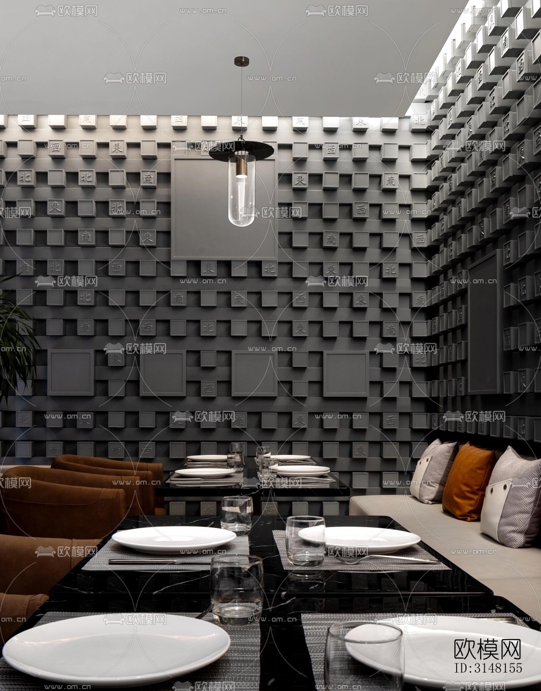 现代酒店民宿效果图下载（渲染图19）