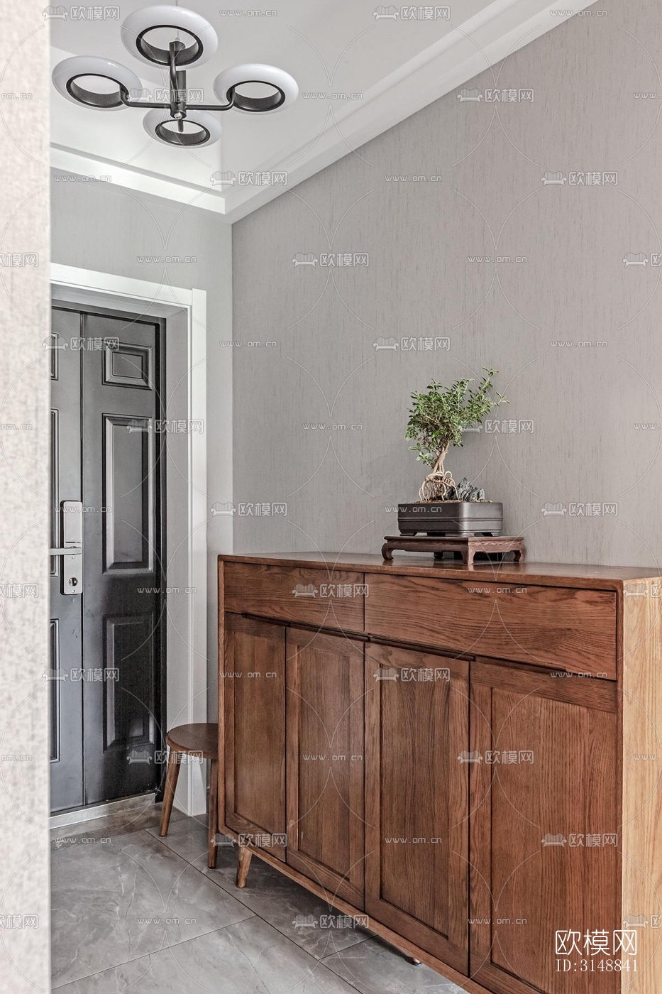 北欧平层效果图下载（渲染图20）