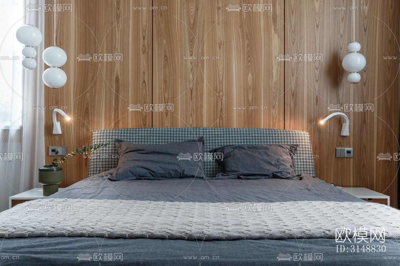 北欧平层效果图下载（渲染图12）