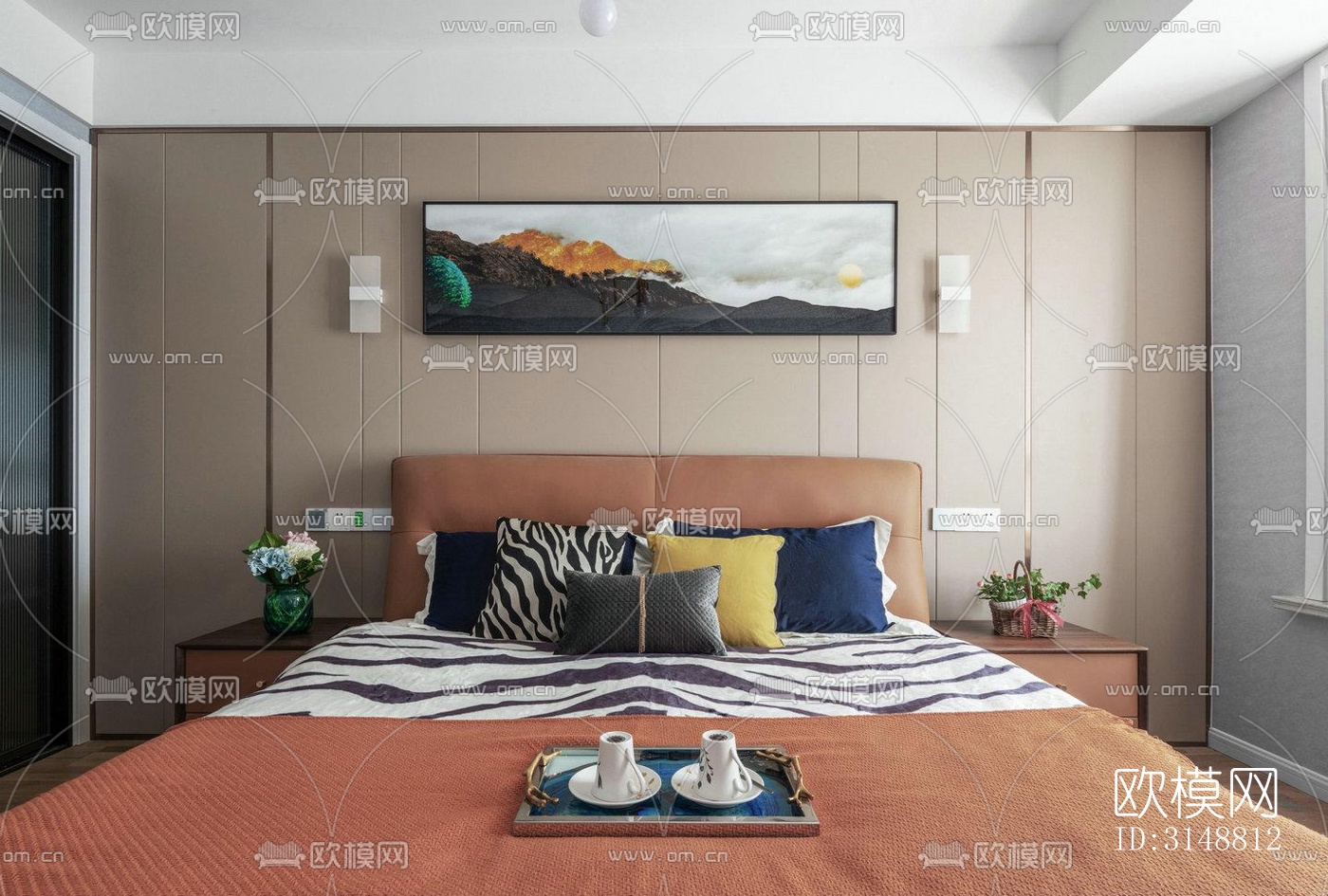 北欧平层效果图下载（渲染图9）