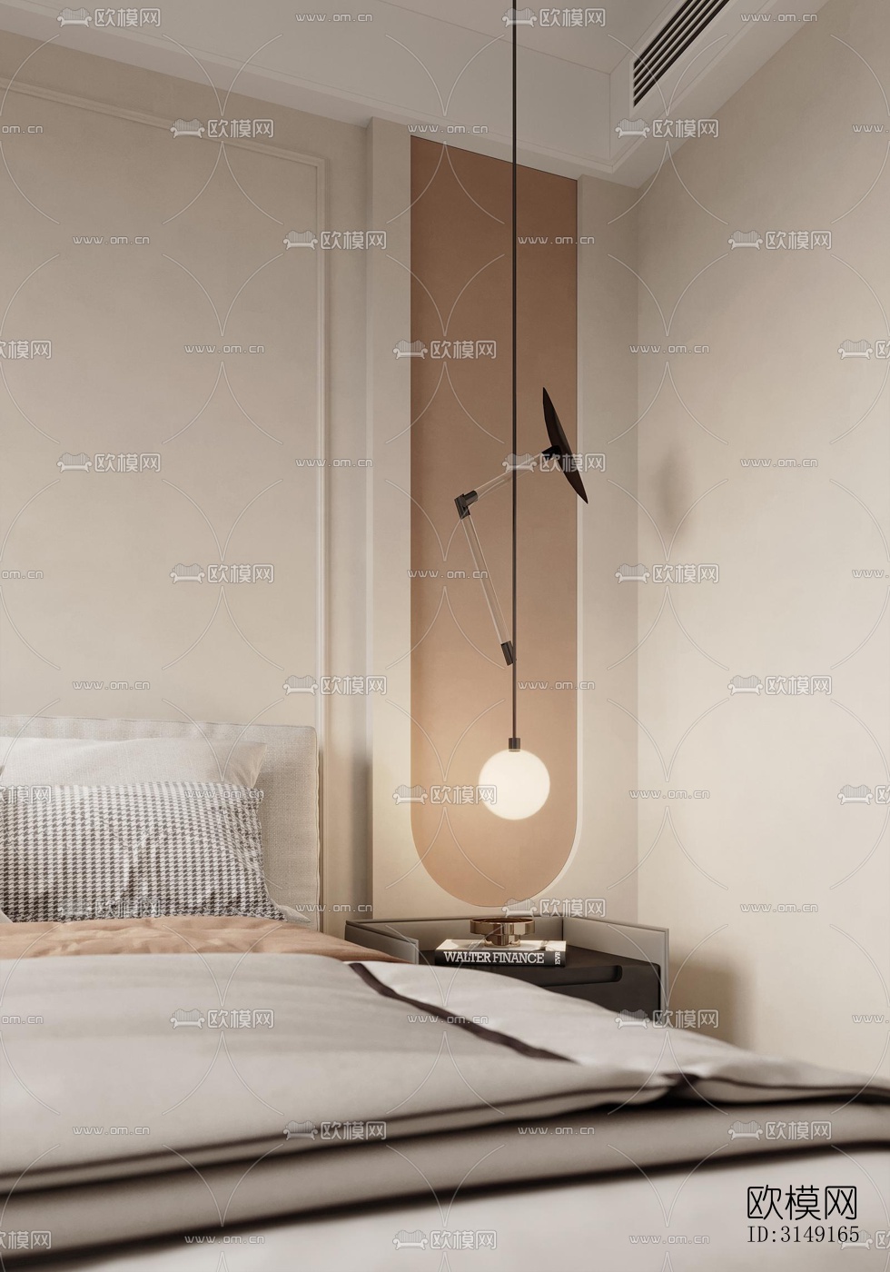 法式平层效果图下载（渲染图2）