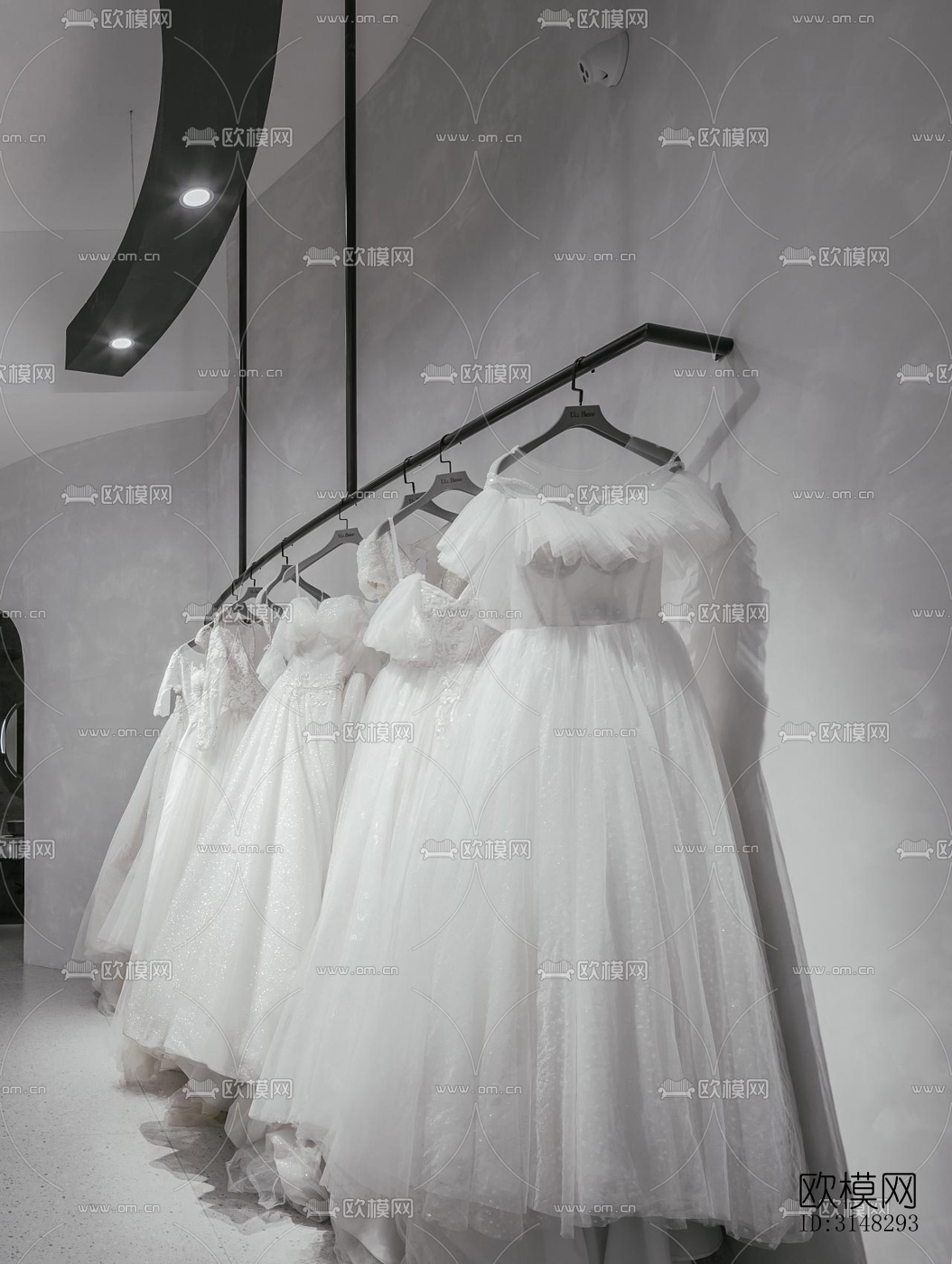 高级灰零售店铺效果图下载（渲染图5）