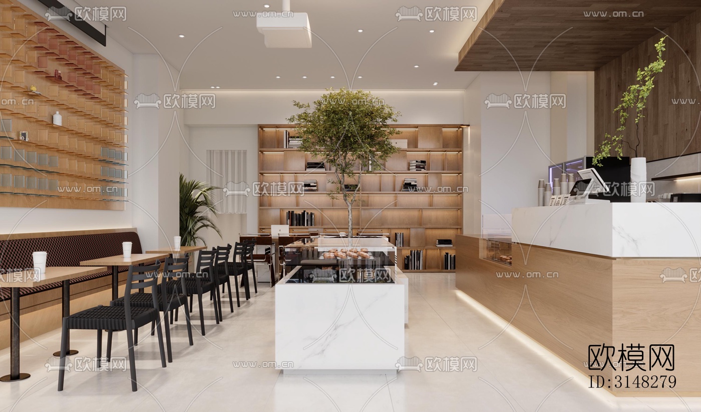 现代零售店铺效果图下载（渲染图3）