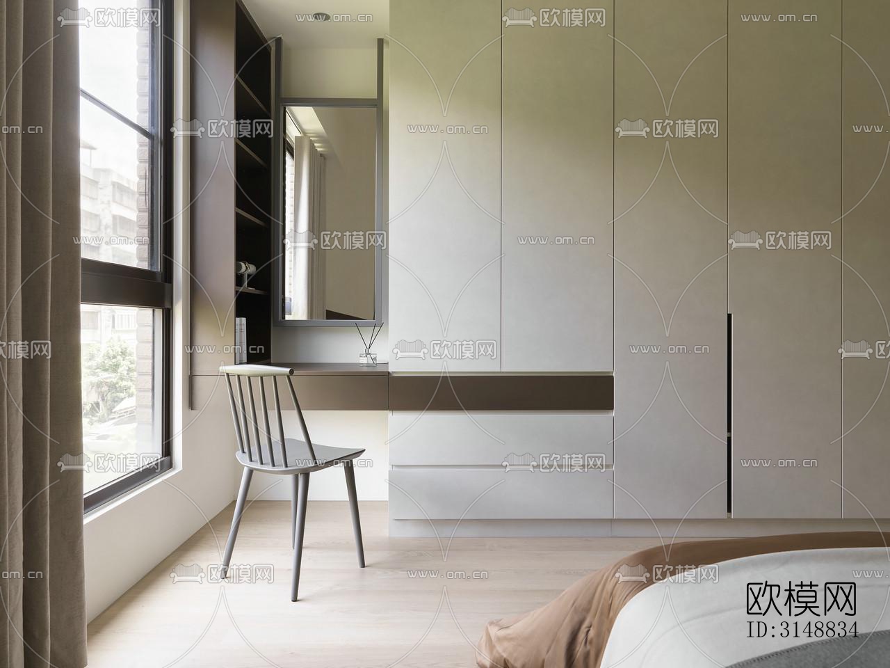 北欧平层效果图下载（渲染图16）