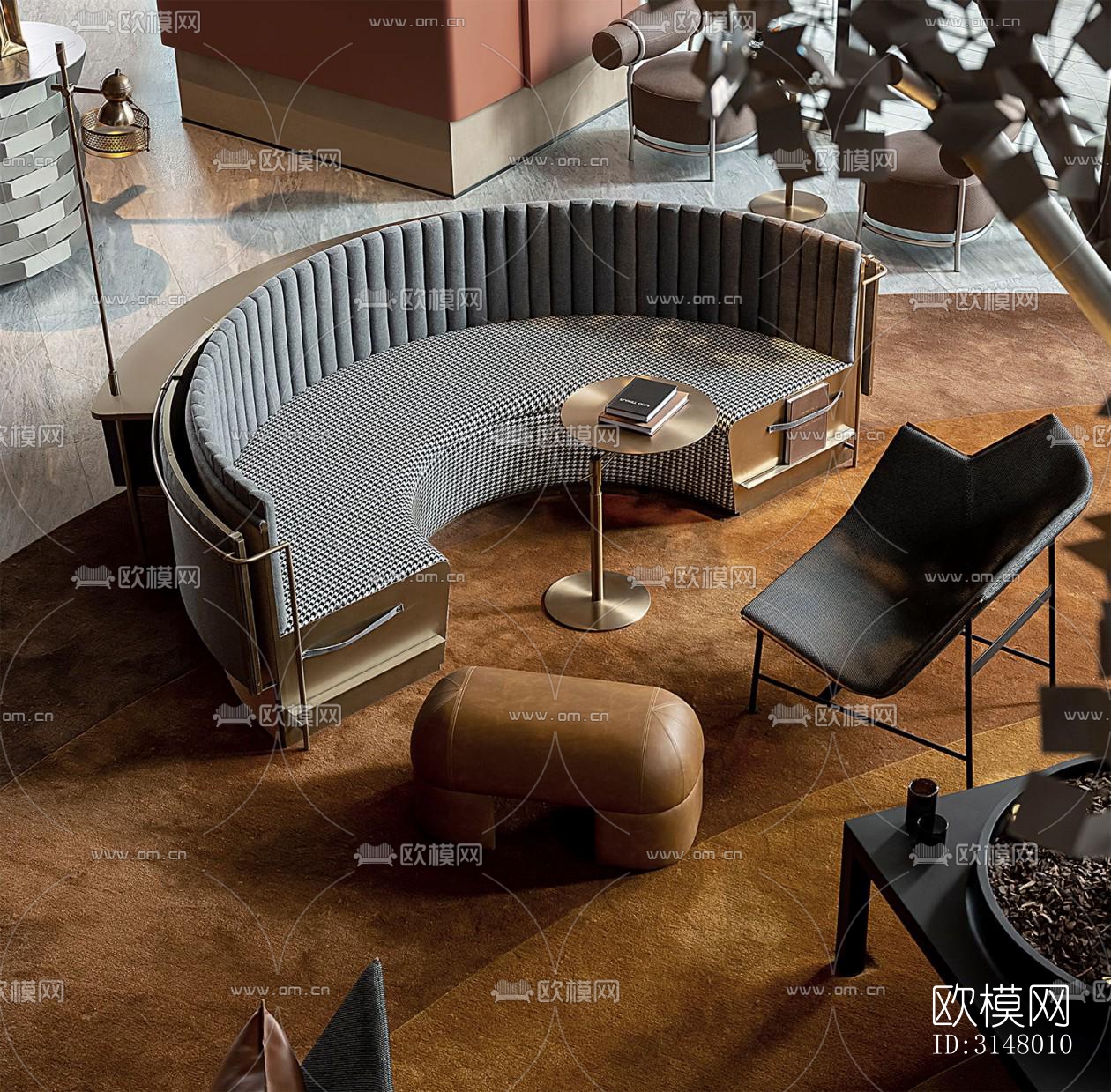 工业风酒店民宿效果图下载（渲染图4）