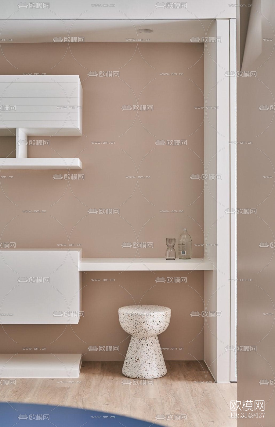 现代平层效果图下载（渲染图7）