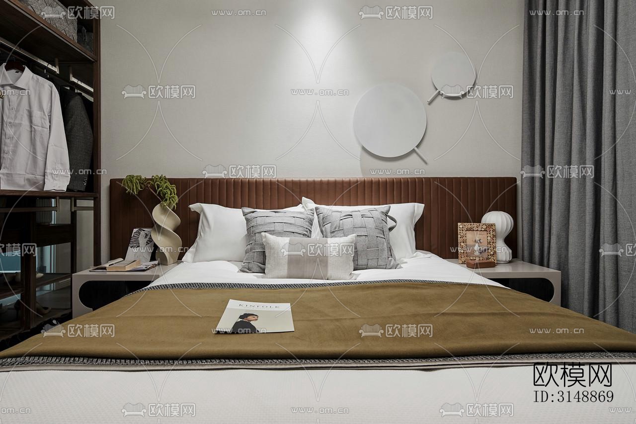 北欧平层效果图下载（渲染图6）