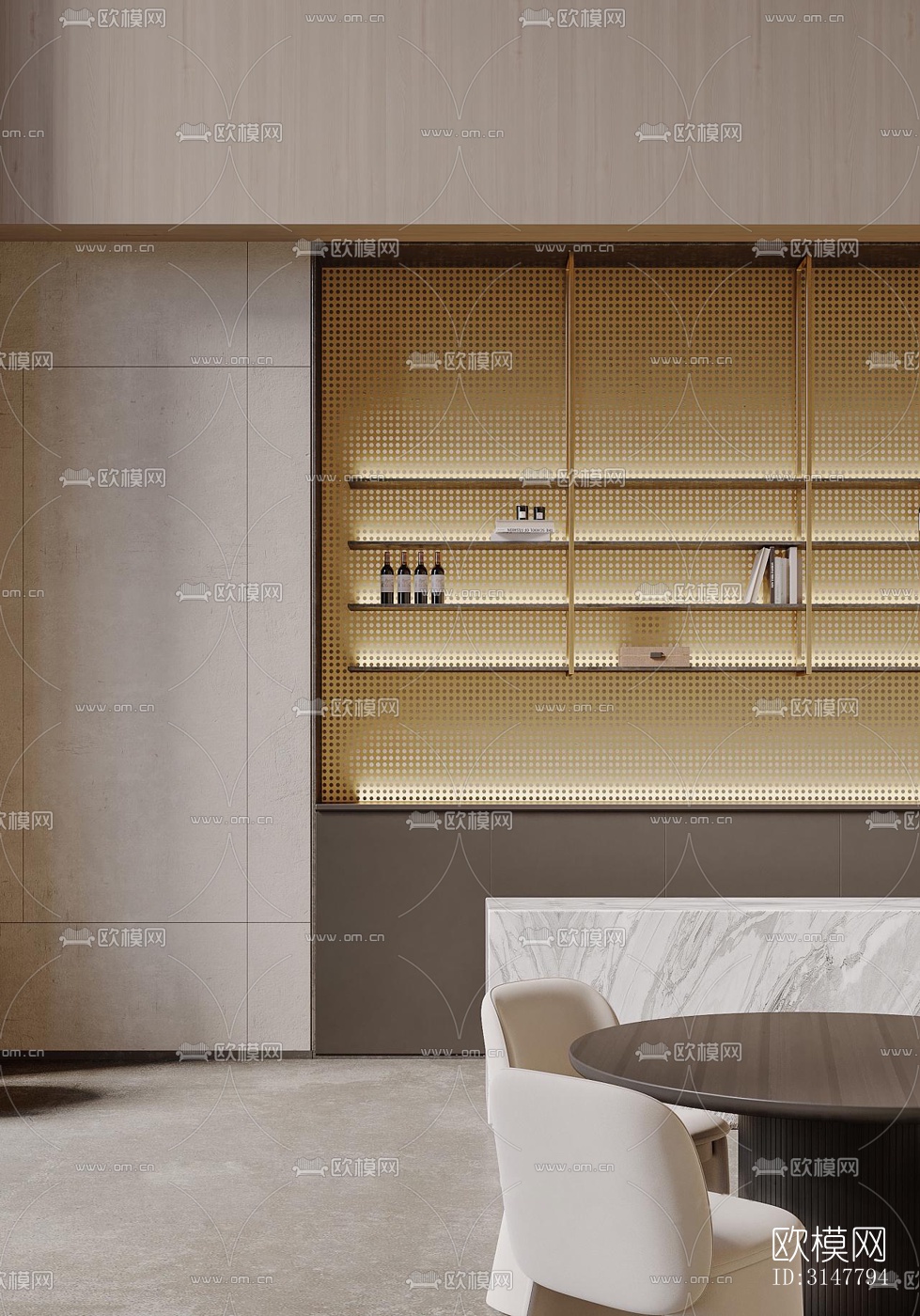 侘寂售楼处效果图下载（渲染图9）