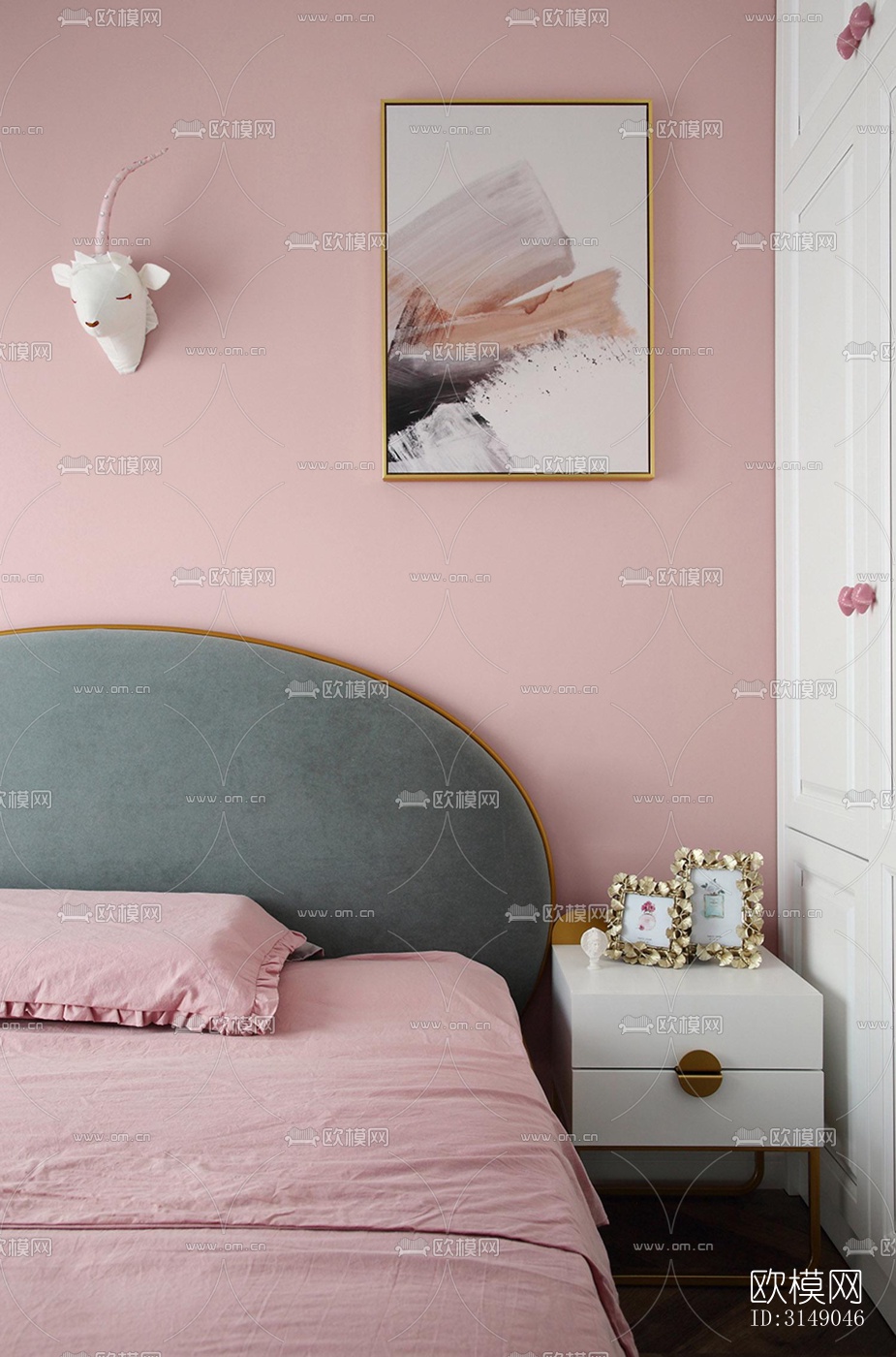 欧式平层效果图下载（渲染图11）