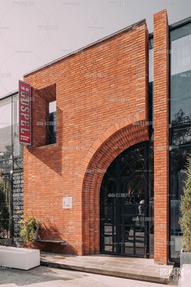 工业风商业建筑效果图下载(渲染图4)