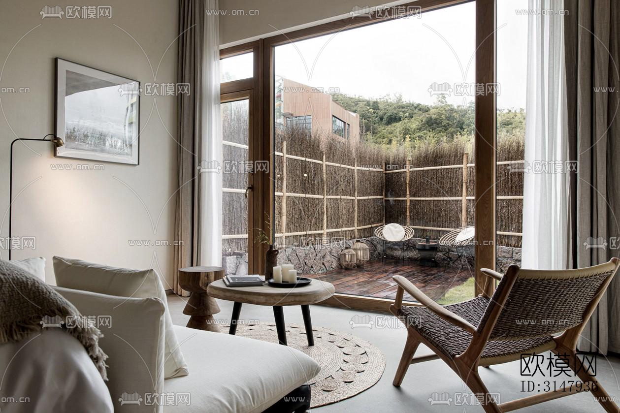 侘寂酒店民宿效果图下载（渲染图18）