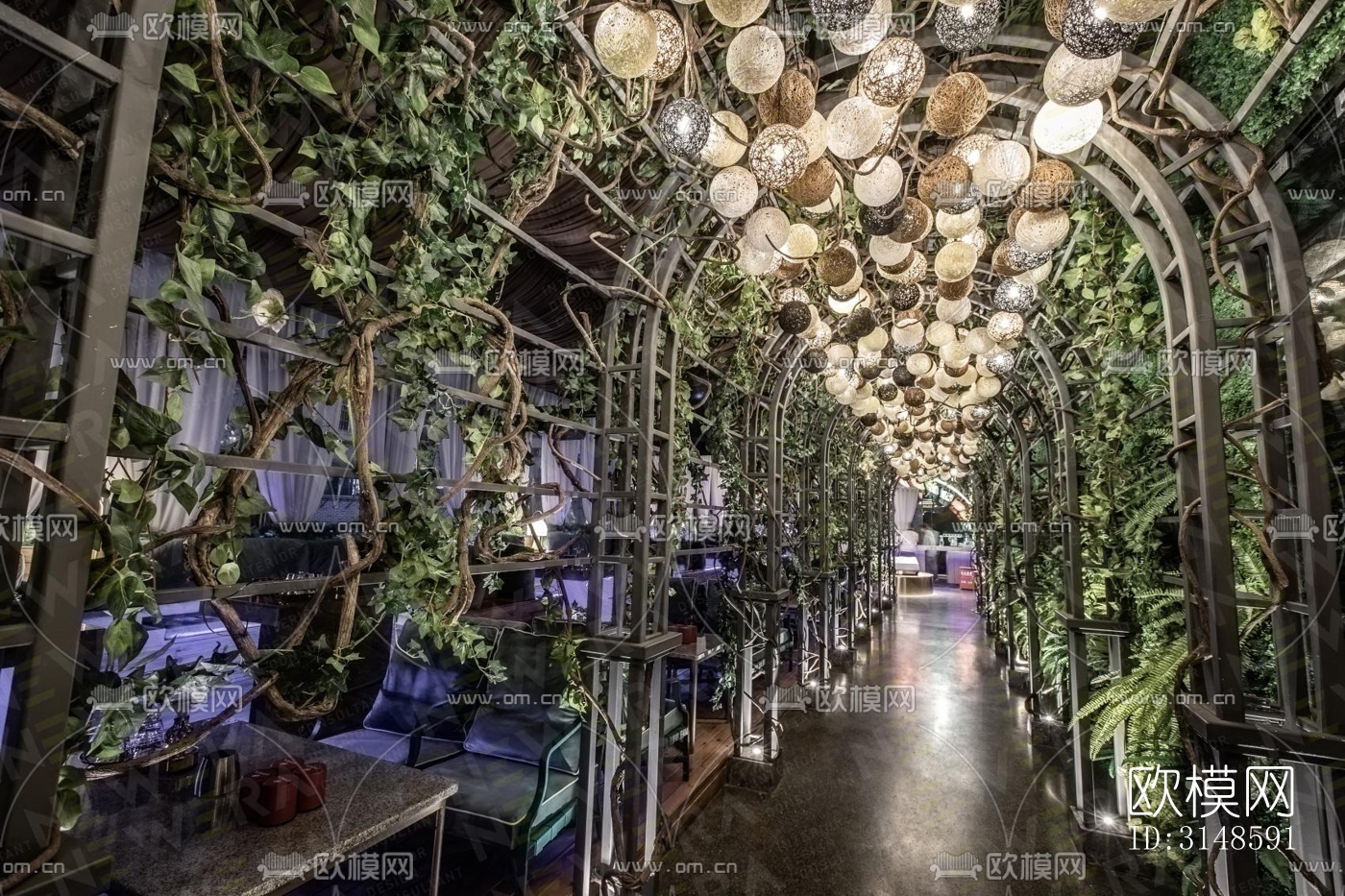 现代酒吧效果图下载（渲染图13）