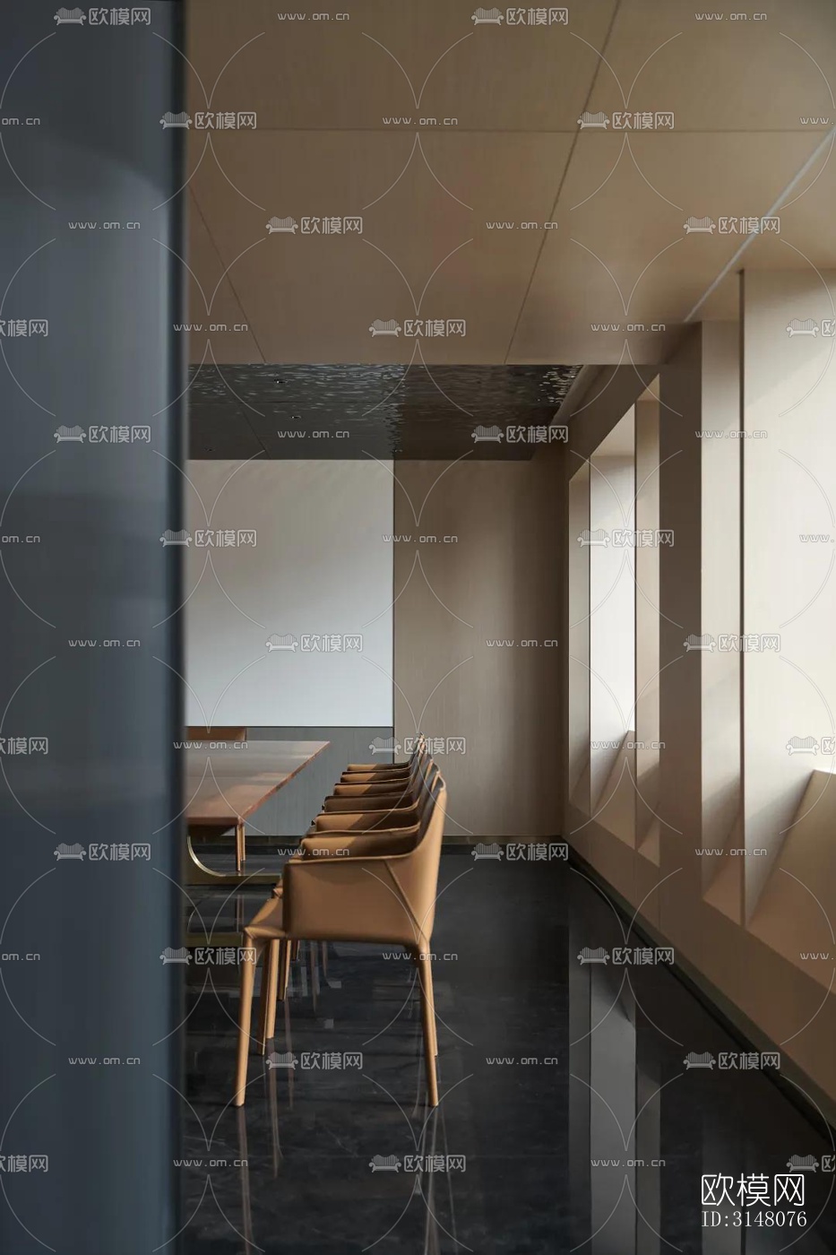 现代酒店民宿效果图下载（渲染图12）