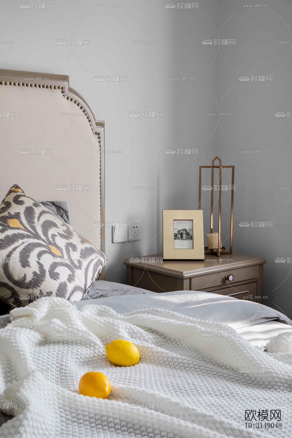 欧式平层效果图下载（渲染图10）