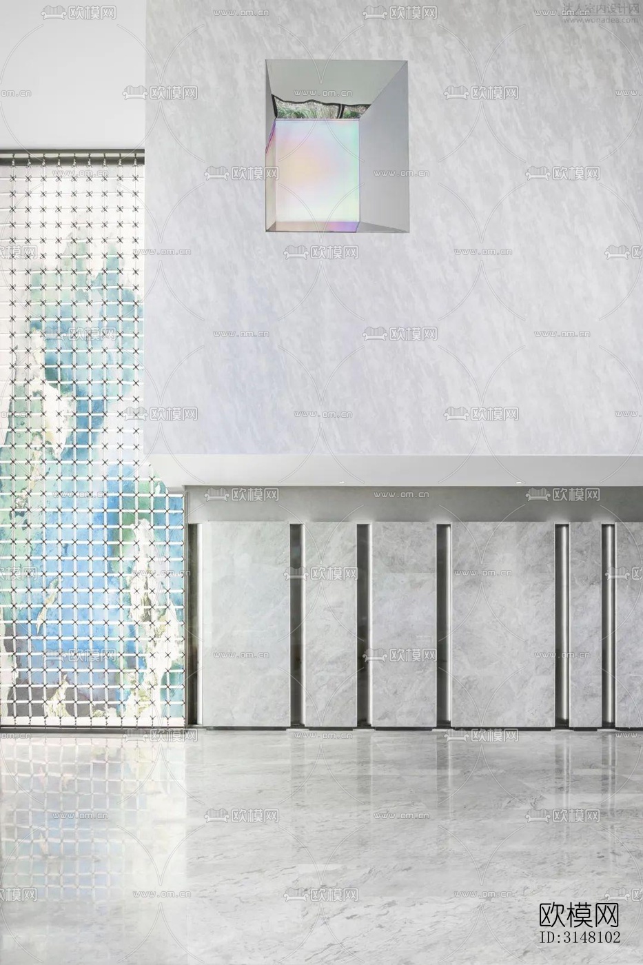 现代酒店民宿效果图下载（渲染图15）