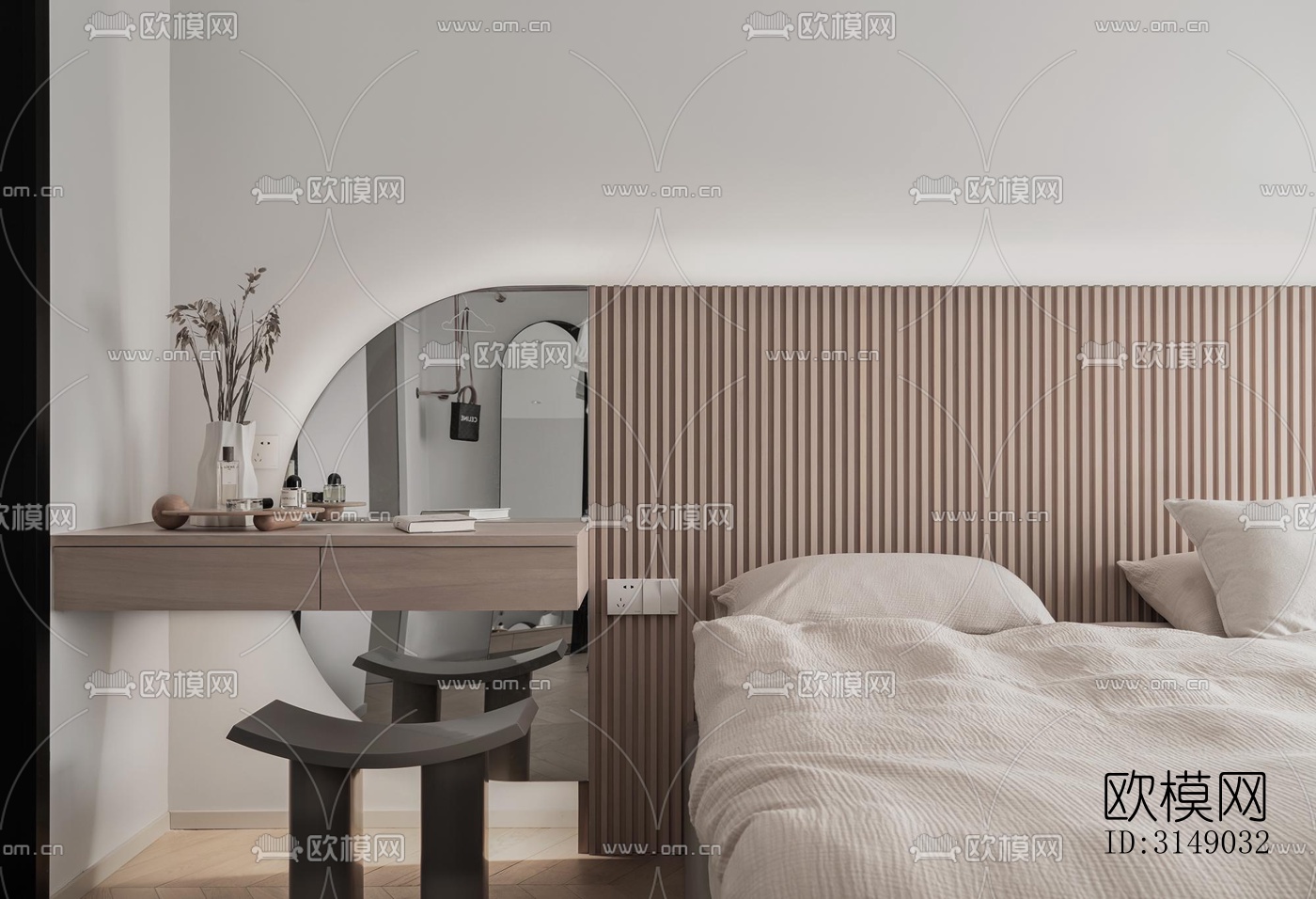 日式平层效果图下载（渲染图14）