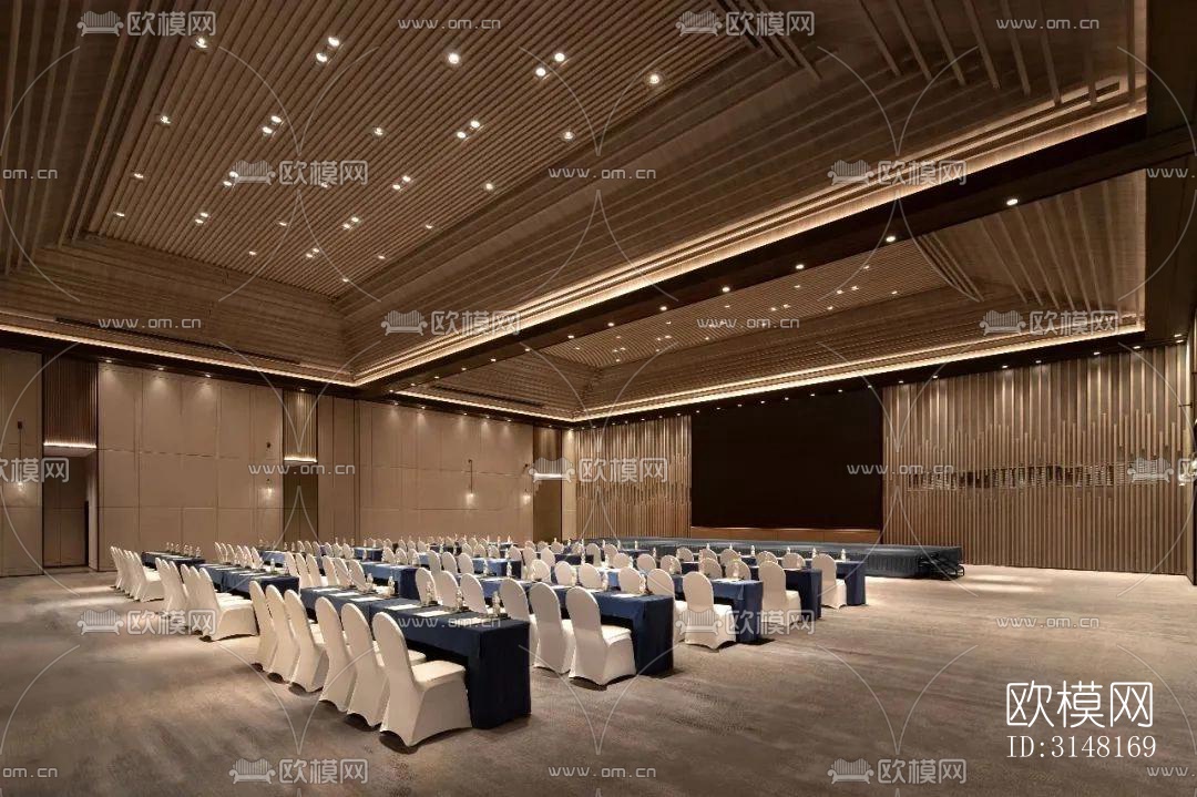 现代酒店民宿效果图下载（渲染图16）