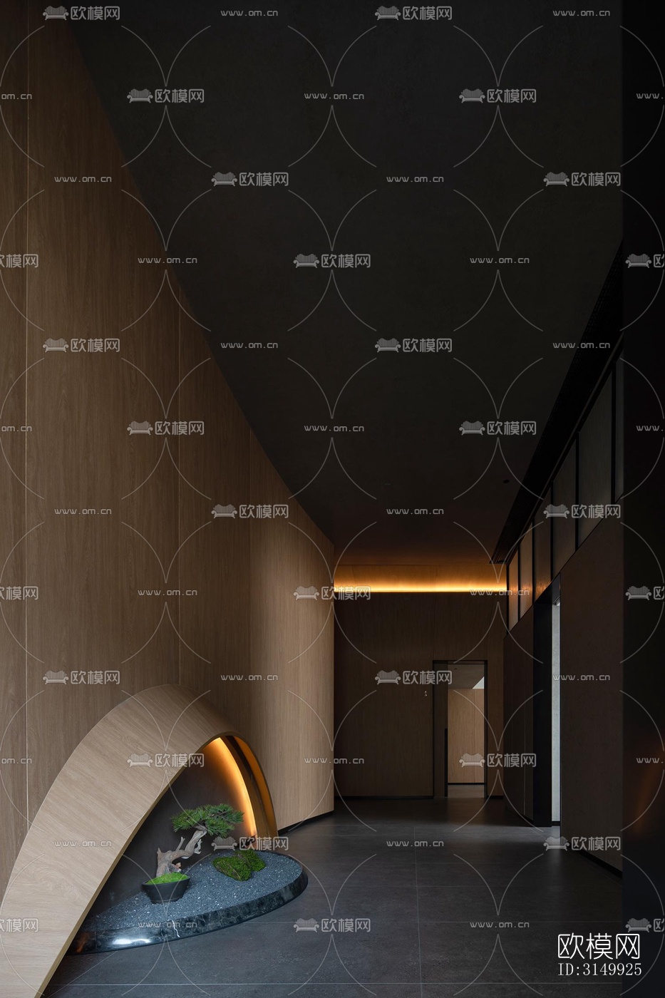 现代火锅烤肉效果图下载（渲染图11）