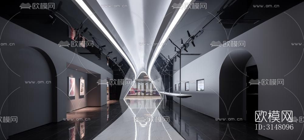 现代酒店民宿效果图下载（渲染图18）