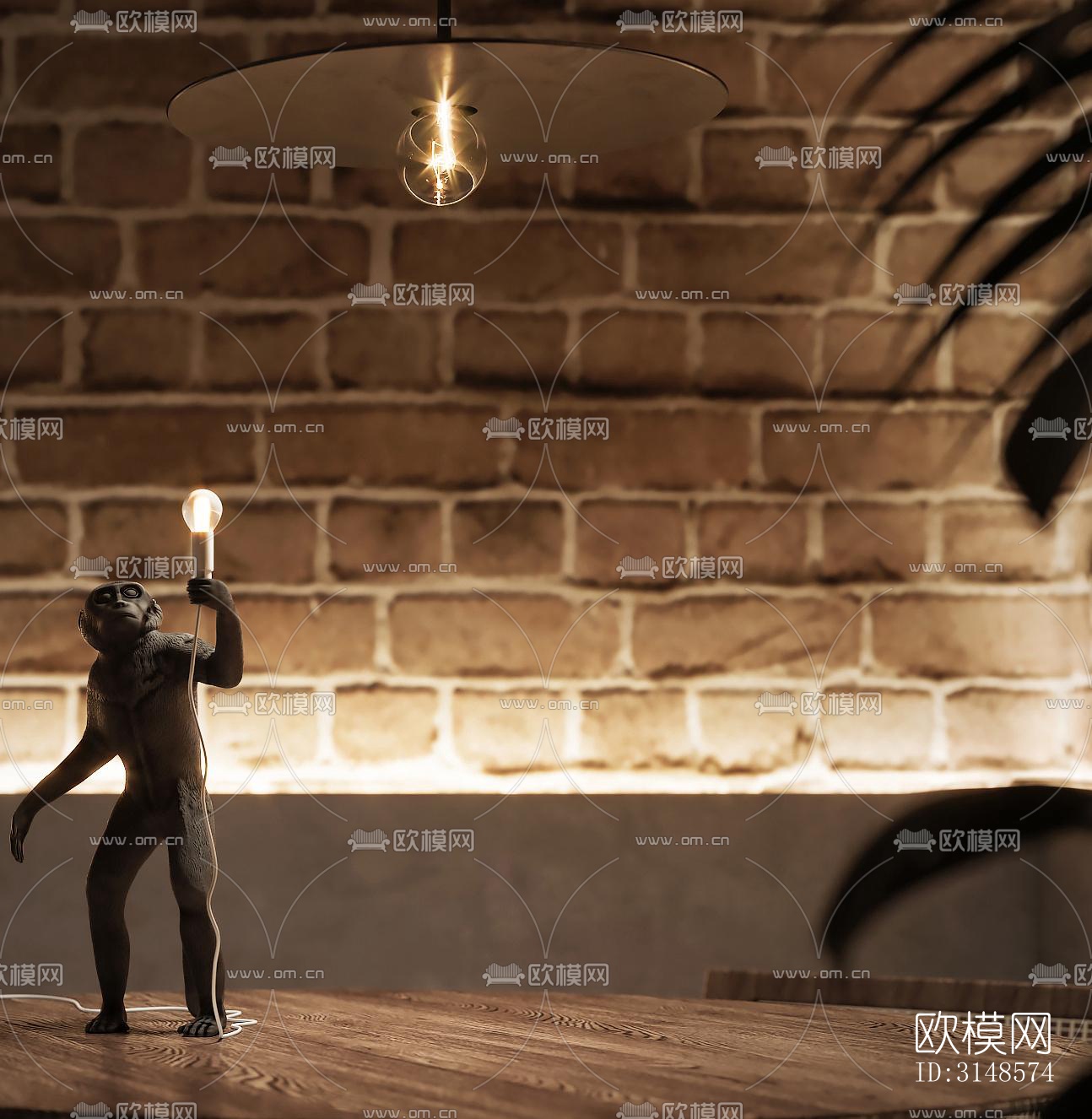 工业风酒吧效果图下载（渲染图4）