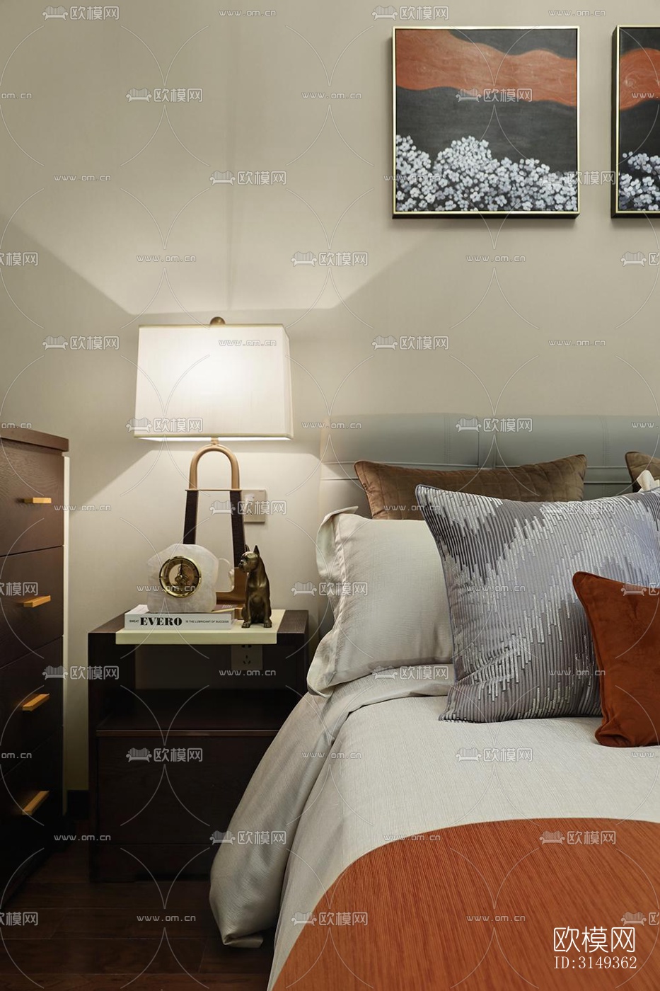 现代平层效果图下载（渲染图5）