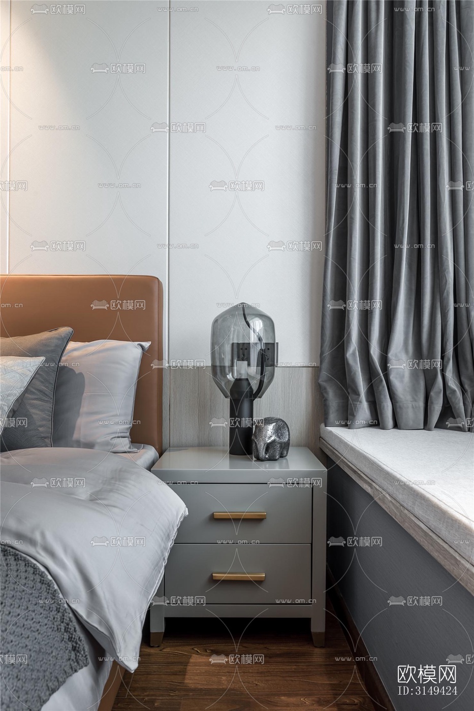 现代平层效果图下载（渲染图16）