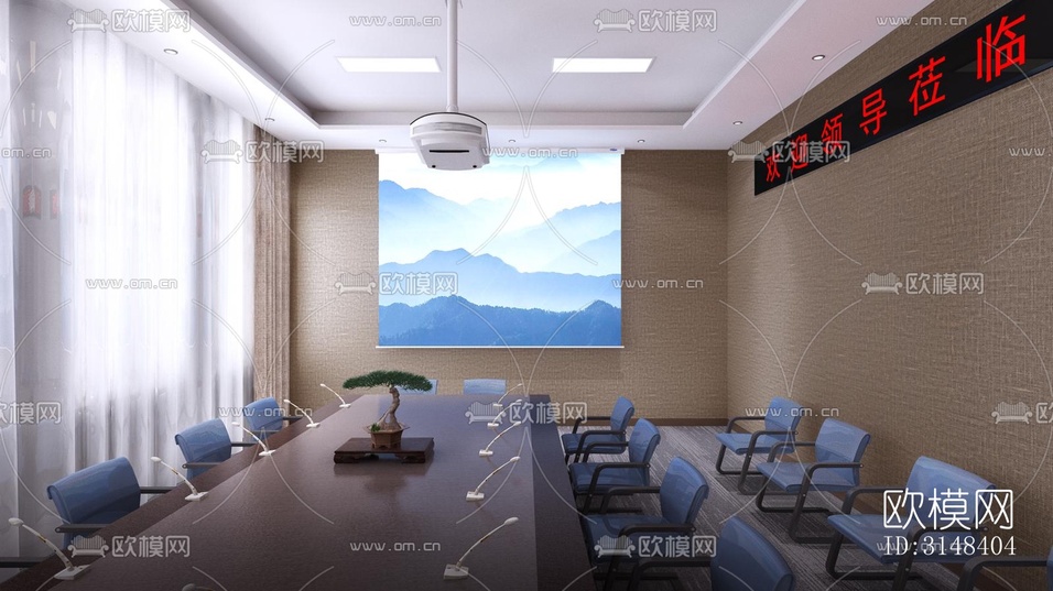 新中式養(yǎng)生會所效果圖下載(渲染圖7)