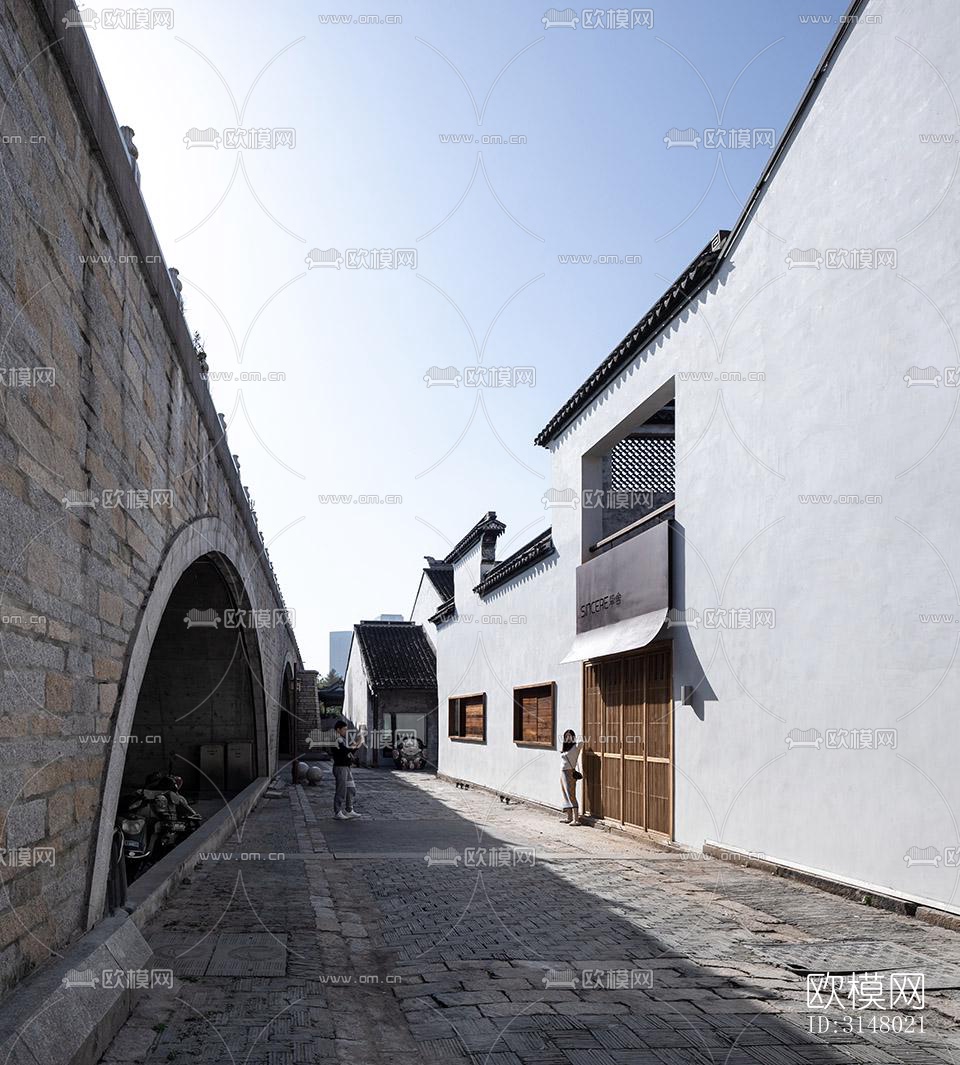 新中式酒店民宿效果图下载（渲染图13）