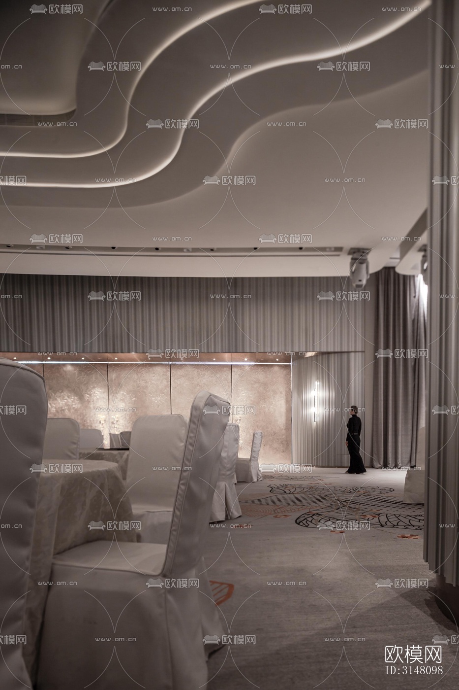 现代酒店民宿效果图下载（渲染图13）