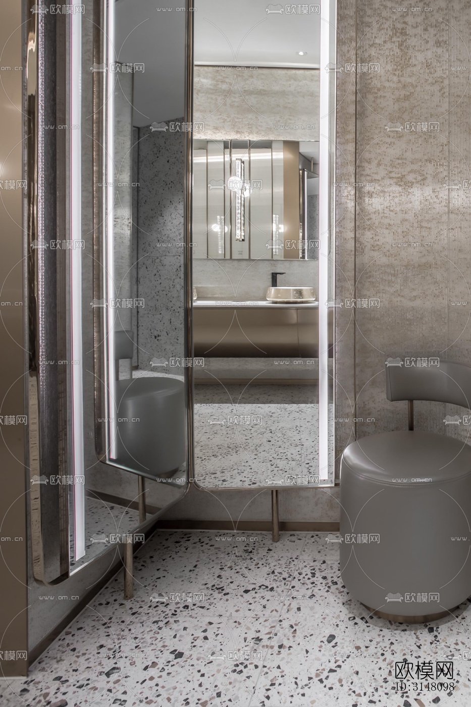 现代酒店民宿效果图下载（渲染图15）