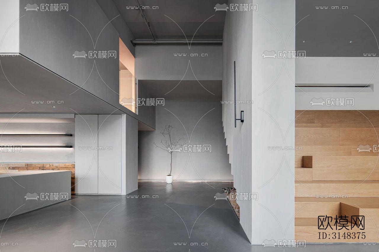 侘寂养生会所效果图下载（渲染图19）