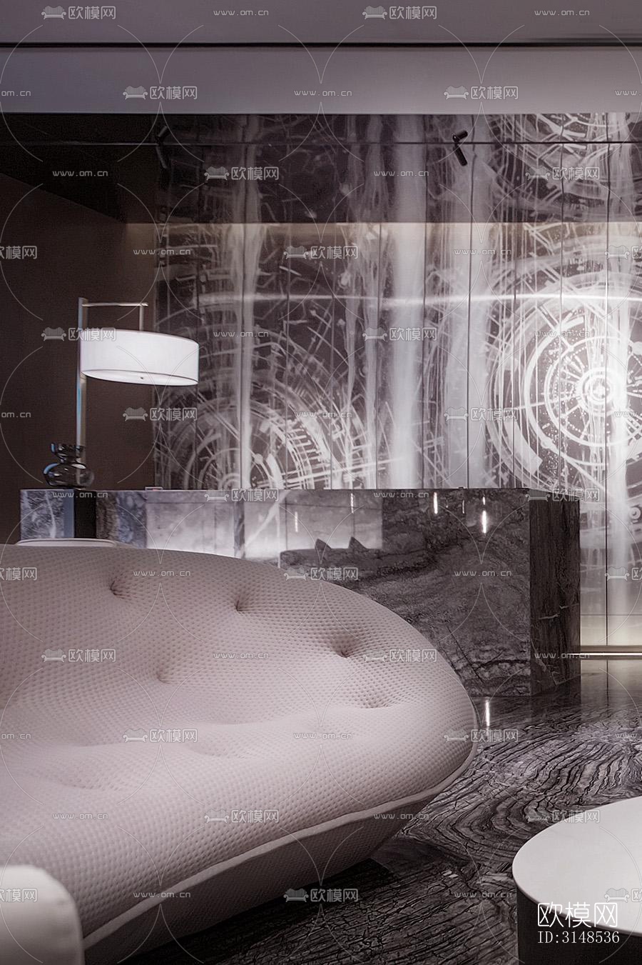 现代美容院效果图下载（渲染图4）