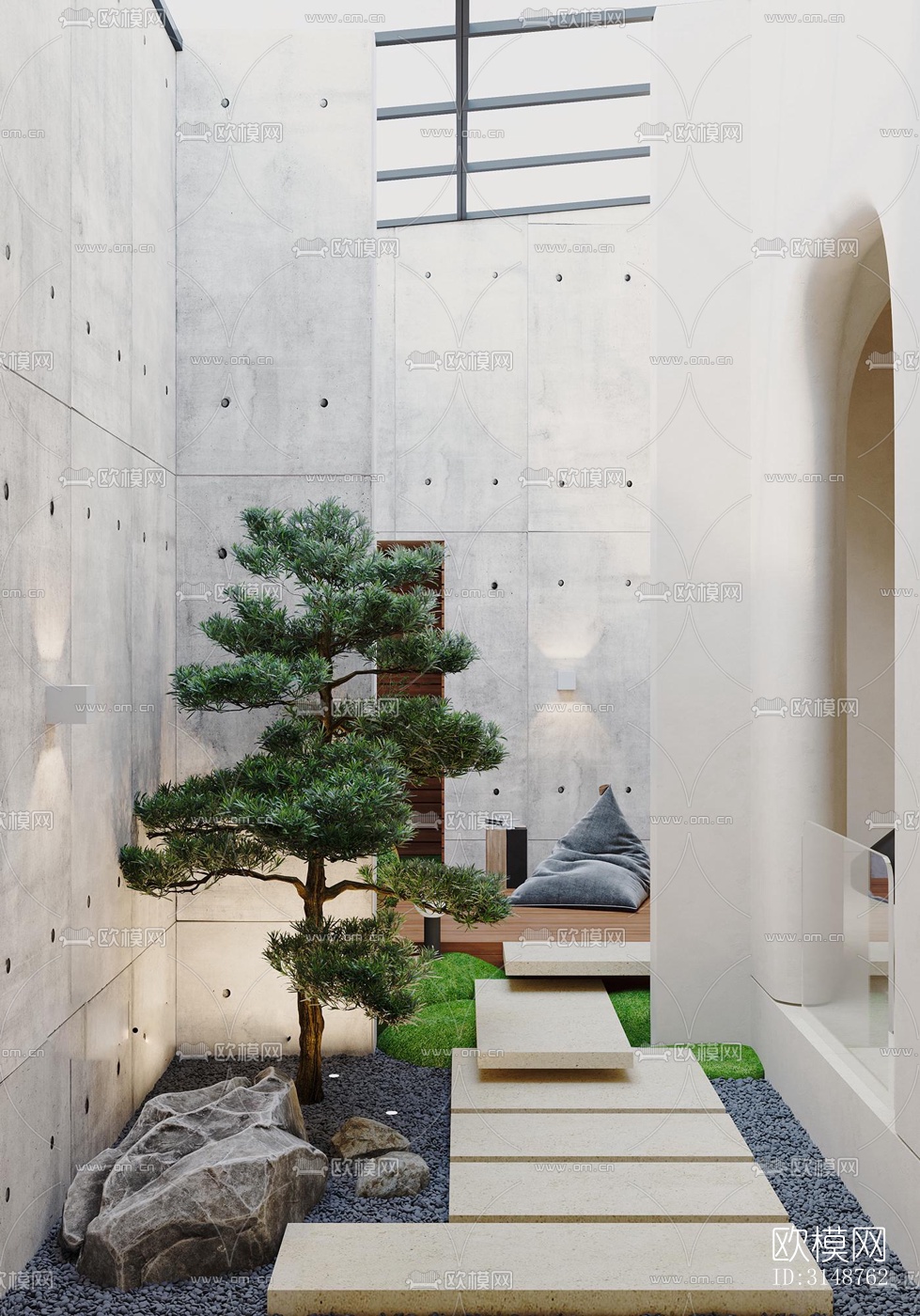 侘寂平层效果图下载（渲染图19）