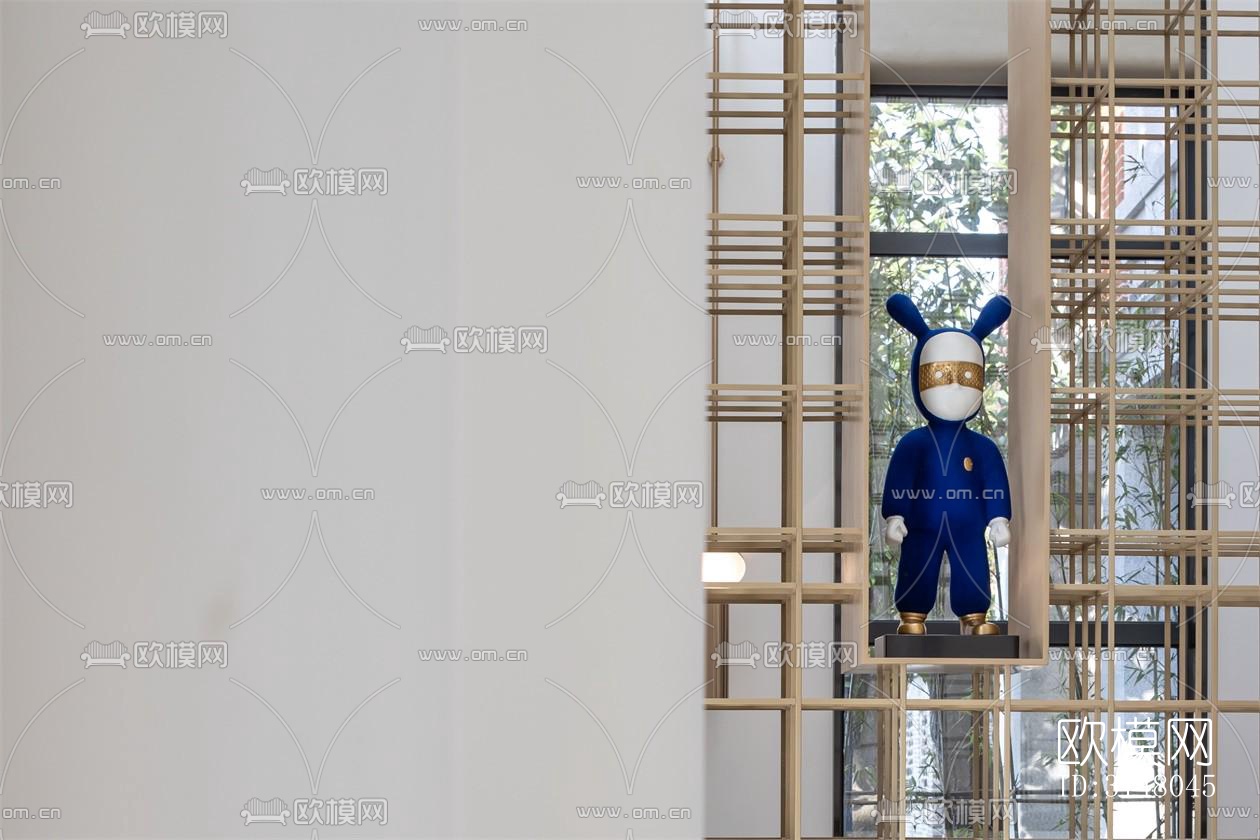 现代酒店民宿效果图下载（渲染图15）