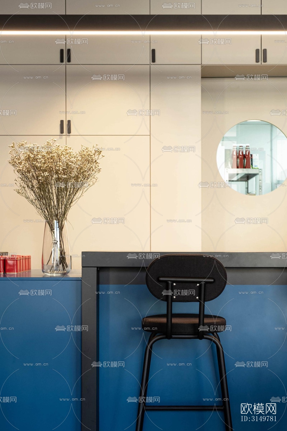 后现代咖啡奶茶效果图下载（渲染图1）