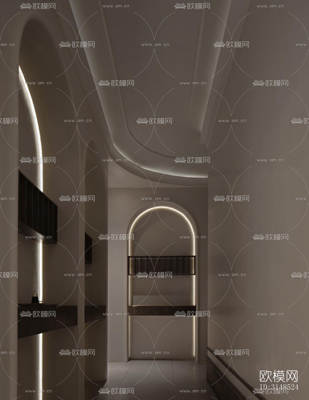 现代美容院效果图下载（渲染图6）