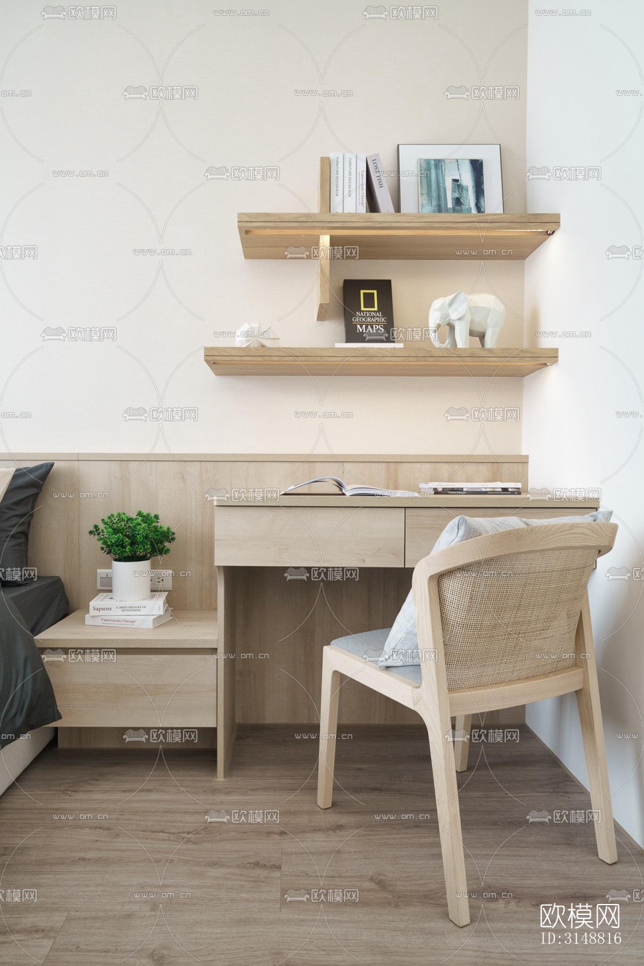 北欧平层效果图下载（渲染图19）