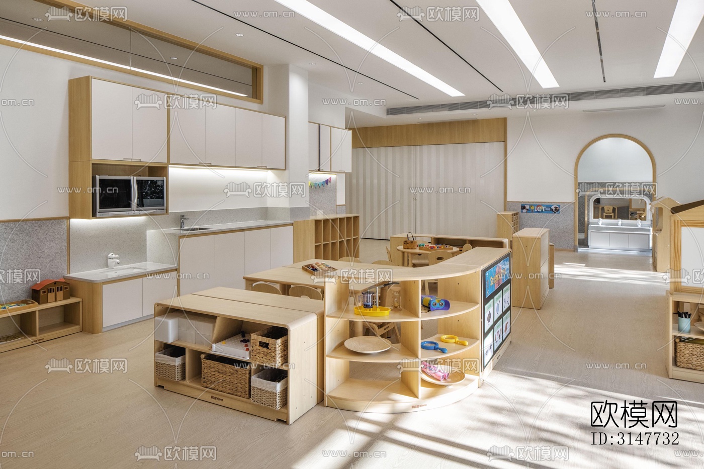 现代图书馆效果图下载（渲染图18）