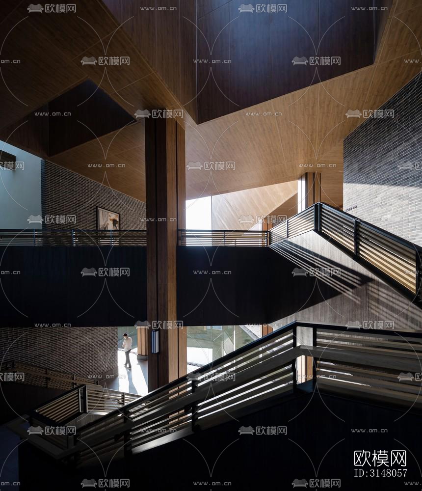 现代酒店民宿效果图下载（渲染图13）